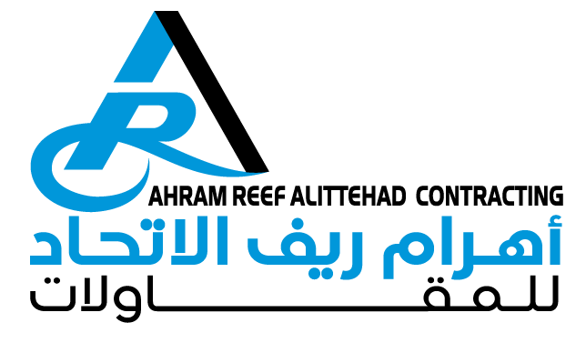 أهرام ريف الاتحاد للمقاولات - شعار داكن
